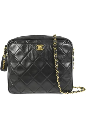 CHANEL Pre-Owned 1995-1997 Large Diamond Quilted Flap Crossbody Bag -  Farfetch
