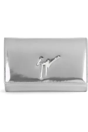 Giuseppe Zanotti Cleopatra leather clutch