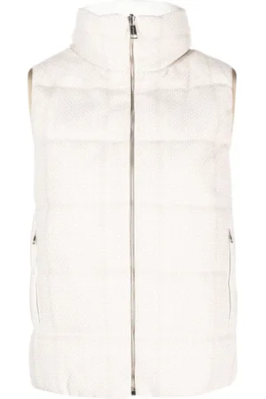 Kiton Hooded padded gilet