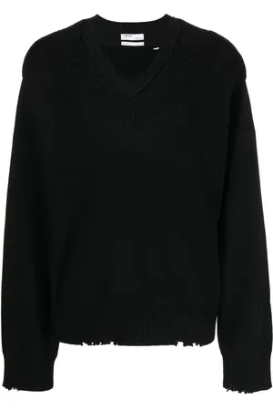 C2H4 Layered distressed-finish jumper