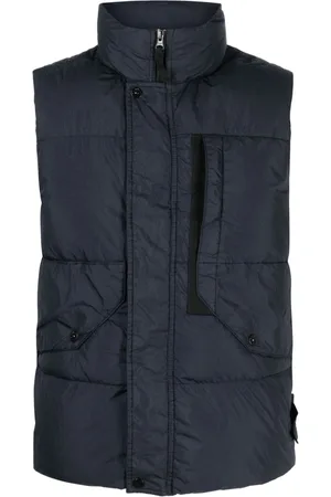 Stone Island Compass-motif quilted down gilet