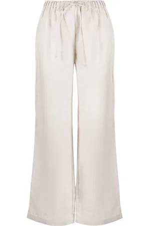 Reformation Olina straight-leg linen trousers