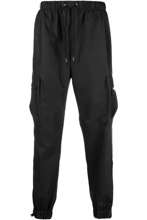 Rains Drawstring-waistband tapered cargo trousers