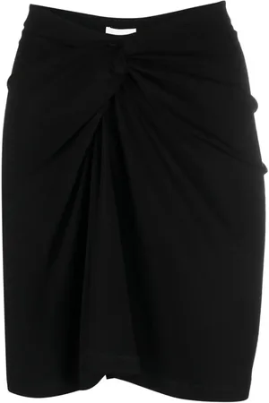 Marant Etoile Gathered-detail high-waisted miniskirt