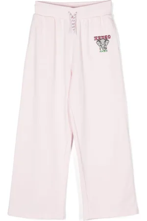 Kenzo Logo-embroidered cotton track pants
