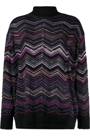 Missoni Zigzag-woven roll-neck jumper