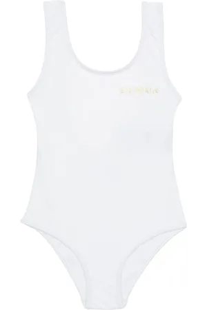 Balmain Logo-motif swimsuit