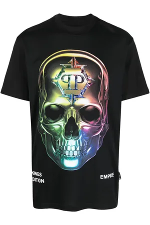 Philipp Plein Skull-print round-neck T-shirt