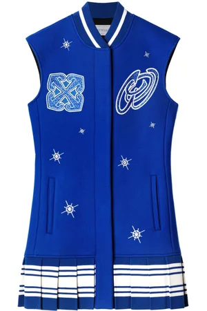OFF-WHITE Stars Bling sleeveless varsity dress