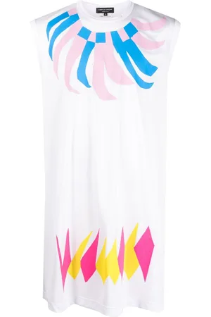 Comme des Garçons Graphic-print long tank top