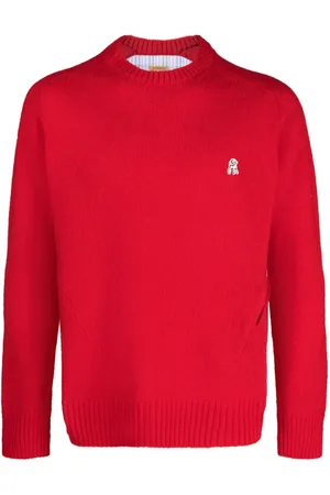 UNDERCOVER Logo-patch wool jumper