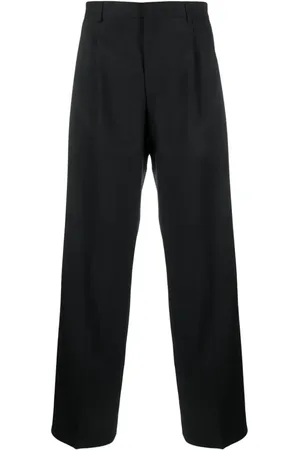 Sunflower Pleated straight-leg wool trousers
