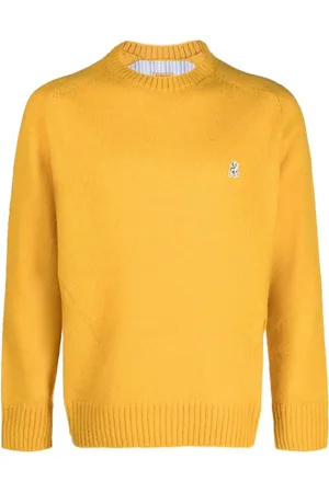 UNDERCOVER Logo-patch wool jumper