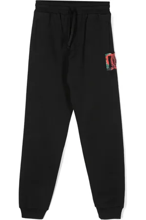 Dolce & Gabbana Logo-embroidered jersey track pants