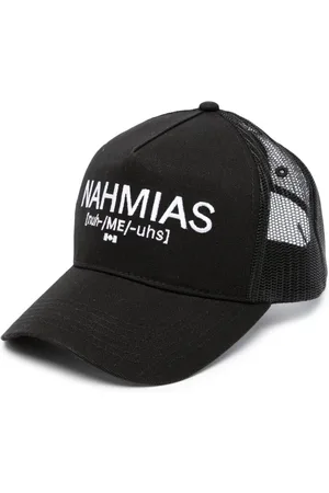Nahmias Logo-embroidered mesh-detail baseball cap