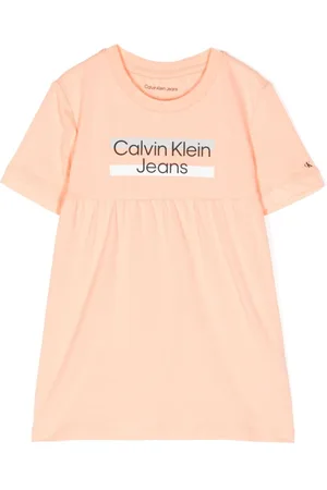 Calvin Klein Logo-print cotton dress