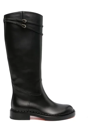 santoni Knee-length leather boots