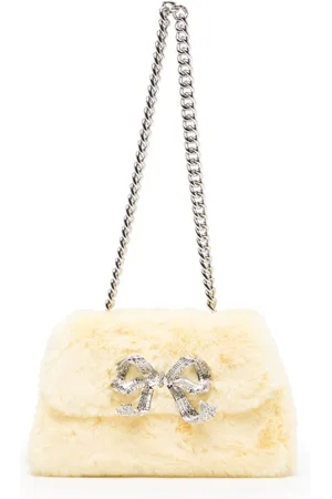 Self-Portrait Fluffy Bow shoulder bag