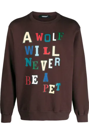UNDERCOVER Slogan-print cotton sweatshirt