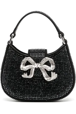 Self-Portrait Micro Crescent Bow tote bag