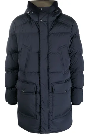 Quilted Padded Shell Hooded Down Parka