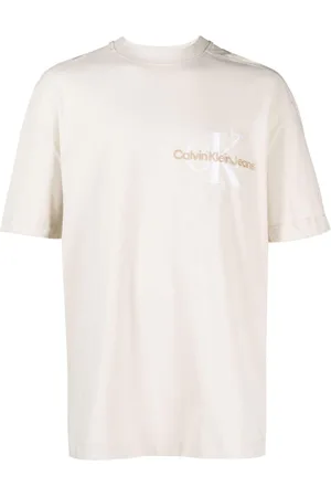Calvin Klein Logo-embroidery cotton T-Shirt
