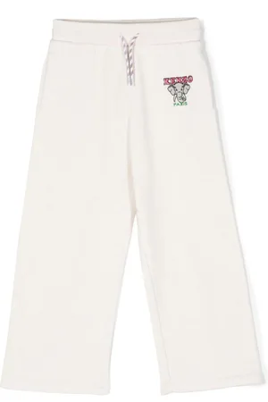 Kenzo Logo-embroidered cotton track pants