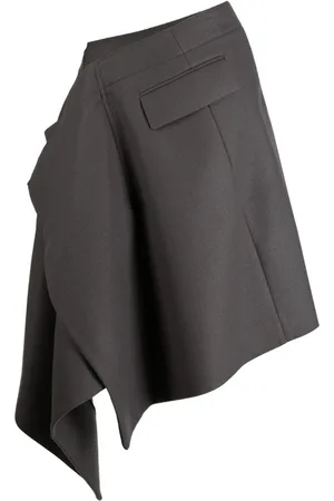 SACAI Asymmetric tailored midi skirt