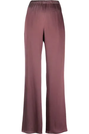 ANTONELLI Rapolano silk-satin wide-leg trousers