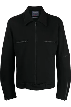 YOHJI YAMAMOTO Zip-up wool shirt jacket