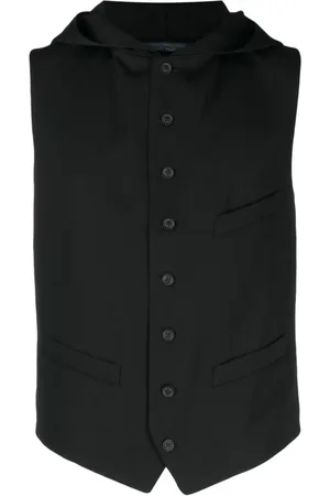 YOHJI YAMAMOTO Hooded button-fastening waistcoat