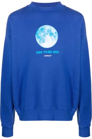 OFF-WHITE Graphic-print organic-cotton sweatshirt