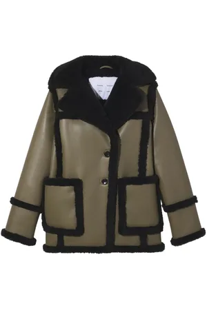 Proenza Schouler Faux Sherpa coated-fleece jacket