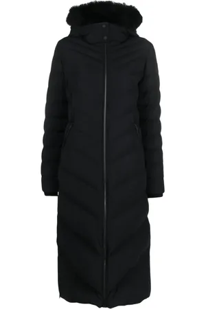 Moose Knuckles Faux-fur hooded padded coat