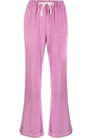 tout a coup Stripe-trim flared trousers