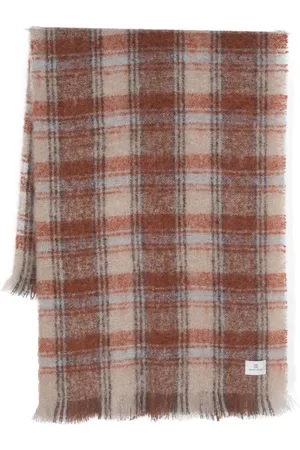 SOHO Harlyn check-pattern blanket