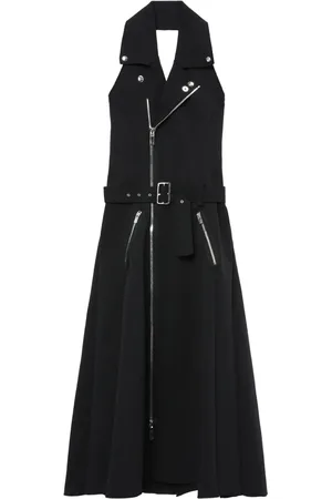 NOIR KEI NINOMIYA Halterneck belted midi dress