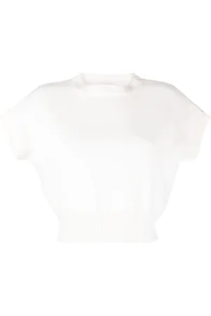 Teddy Cashmere Genova sleeveless cropped cashmere jumper