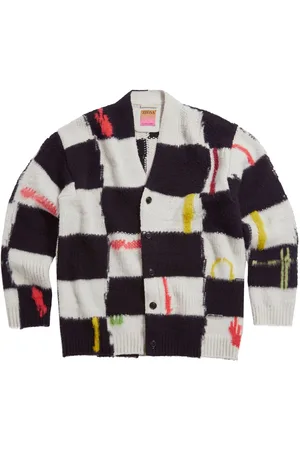 Ermenegildo Zegna X The Elder Statesman checked cashmere-wool cardigan