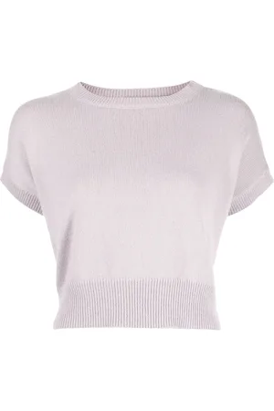 Teddy Cashmere Genova sleeveless cropped cashmere jumper