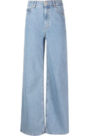 Gestuz Mid-rise wide-leg jeans
