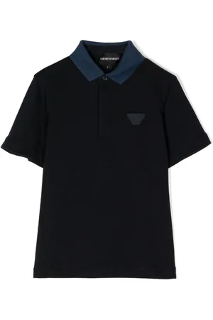 Emporio Armani Logo-patch polo shirt