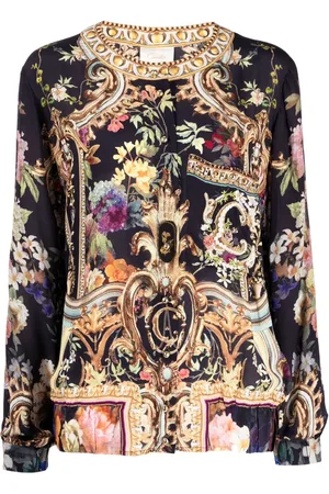 Camilla Play Your Cards Right silk bomber jacket