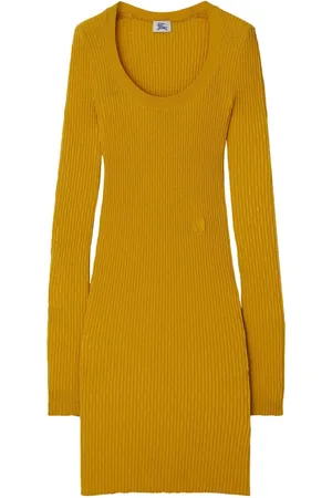Burberry Rib-knit midi dress