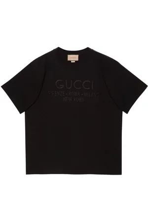 Gucci Ny Logo Cotton Polo Shirt in White for Men