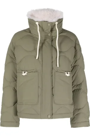YVES SALOMON High-neck quilted jacket