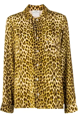 FORTE FORTE Leopard-print velvet shirt