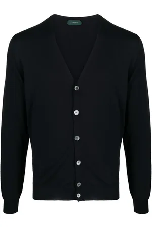 ZANONE Plunging V-neck fine-knit cardigan
