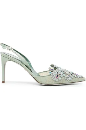 RENE CAOVILLA 80mm crystal-embellished pumps