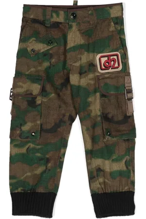 Dsquared2 Camouflage-print cotton track pants